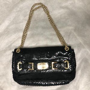Michael Kors Black Snakeskin print crossbody